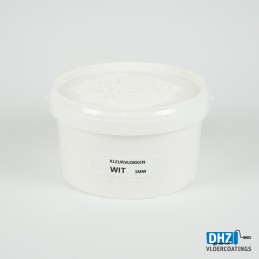 Kleurvlokken WIT 3mm| 500 gram